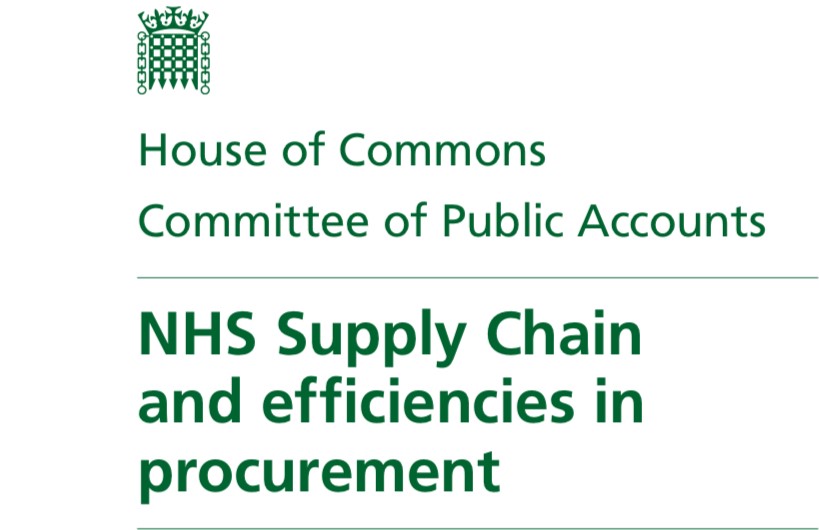 PAC publishes report on NHS Supply Chain and efficiencies in procurement